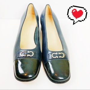 Salvatore Ferragamo Boutique Blue&Black Shoes F246